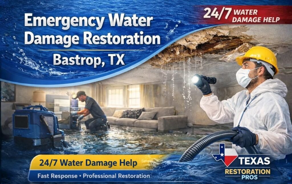 Emergency Water Damage Restoration in Bastrop, TX