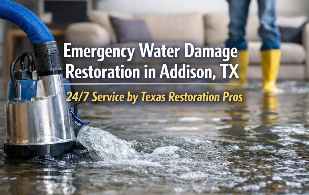 Emergency Water Damage Restoration in Addison, TX
