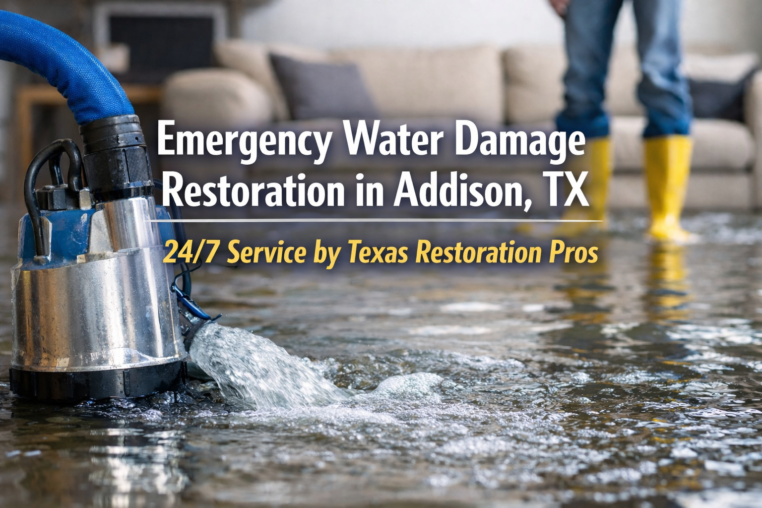 Emergency Water Damage Restoration in Addison, TX: Protect Your Home Quickly