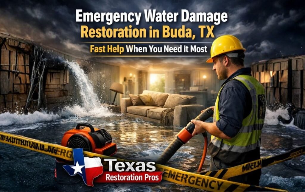 Water Damage Restoration in Buda, TX